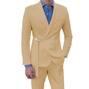 2024 New Classic Men's Suits 2 Pieces Blazer and Pants Set Peak Lapel Fashion Wedding Dresses Prom Slim Fit Tuxedo Set - Image 6