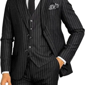 Elegant Men's Suits 3 Pieces Blazer Vest and Pants Set Peak Lapel Business Prom Slim Fit Tuxedo Suits for Men Wedding Dresses - Image 2
