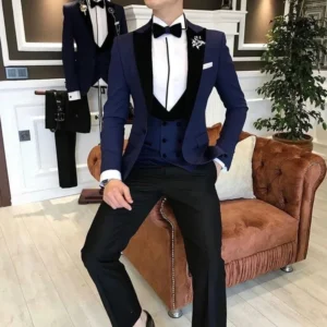 2024 Newest Fashion Khaki Costume Homme Business Men Suits Wedding Suit For Men Ternos Masculinos Slim Fit Groom Tuxedos 3Pieces - Image 3
