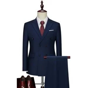 Formal Men's Tuxedo Peaked Lapel 2 Pieces Suits Blazer and Pants Elegant Tuxedo Set Classic Wedding Dresses Business - Image 6