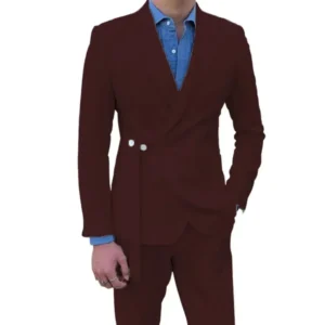 2024 New Classic Men's Suits 2 Pieces Blazer and Pants Set Peak Lapel Fashion Wedding Dresses Prom Slim Fit Tuxedo Set - Image 4