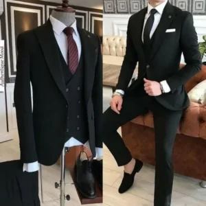 2024 Newest Fashion Khaki Costume Homme Business Men Suits Wedding Suit For Men Ternos Masculinos Slim Fit Groom Tuxedos 3Pieces - Image 4