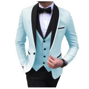 Elegant Dress Suit for Men High Quality 3 Pieces Shawl Lapel Tuxedo Suits for Wedding Groomsmen Business Mens Suits - Image 3