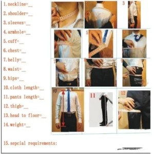 Gray Wool Tweed Winter Men Suit's For Wedding Formal Groom Tuxedo Herringbone Male Fashion 3 Piece (Jacket +Vest +Pants+Tie) - Image 6