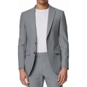 Mens Suits Notched Lapel 2 Piece Blazer Vest and Pant Set Casual Suit for Men Wedding Dresses Groomsmen Evening Party Tuxedo Set - Image 2