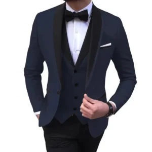 Elegant Dress Suit for Men High Quality 3 Pieces Shawl Lapel Tuxedo Suits for Wedding Groomsmen Business Mens Suits - Image 6